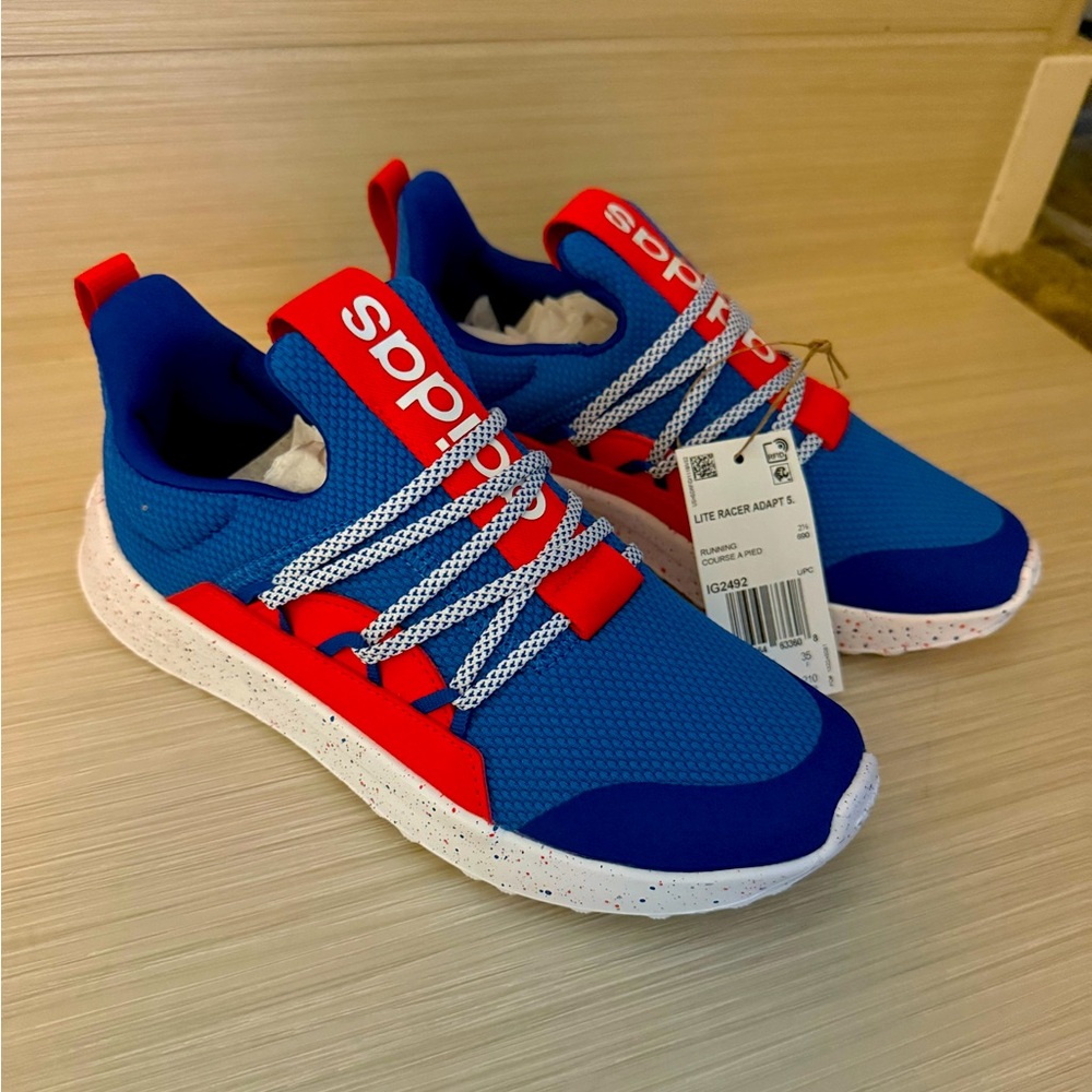 ✨NEW WITH TAGS!✨ Kid’s Adidas Lite Racer Adapt 5 Sneakers Size 3